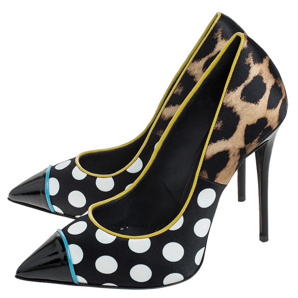 Zanotti Leopard/Polka dots heels